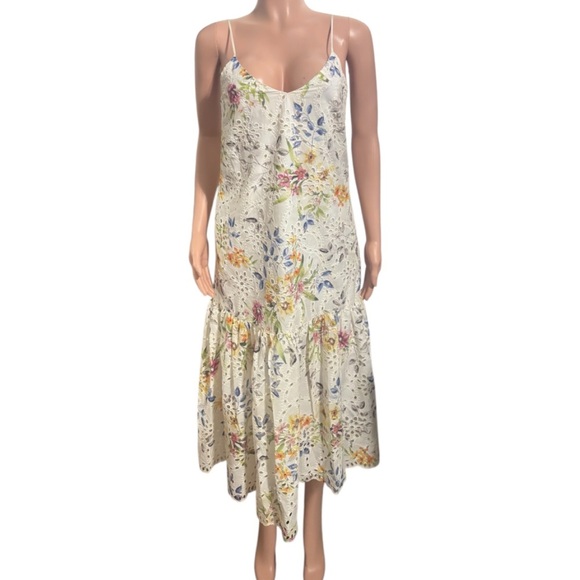 LAVENDER BROWN Women’s Floral Spaghetti Strap Dress - Picture 1 of 16